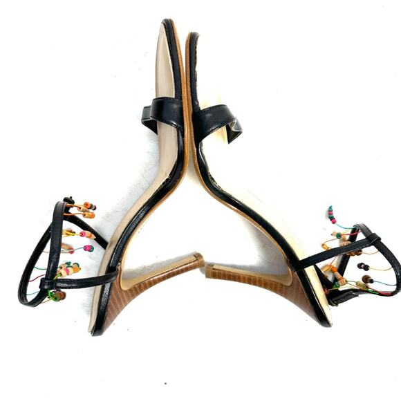 Colin Stewart Beaded Multicolored Heels Size 7.5 - Picture 6 of 8